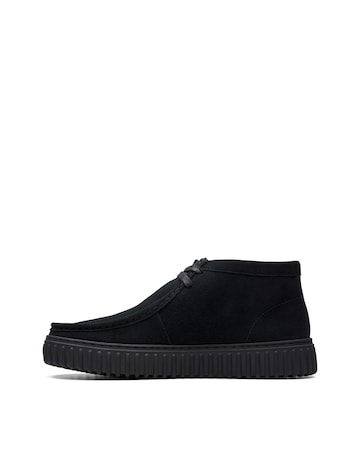 Clarks Suede Torhill Boots - Black