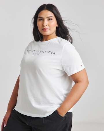 Tommy Hilfiger Corp Logo Crew Neck Short Sleeve T- Shirt