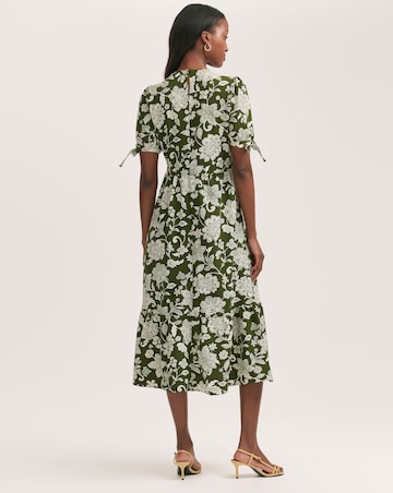 Finery London Tie Sleeve Dress