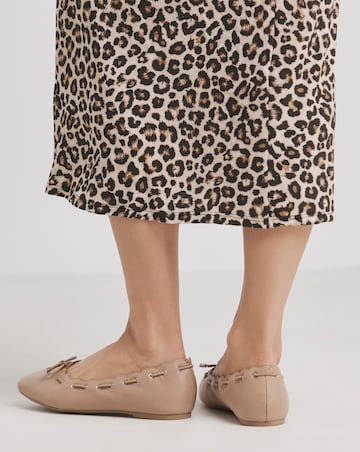 Euphoria Scalloped Edge Ballerinas - Wide Fit (E)