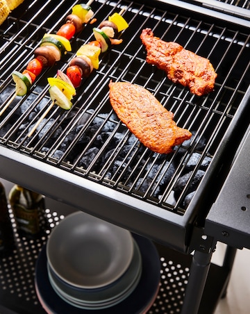 Double Oil Drum Charcoal BBQ