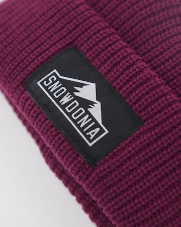 Snowdonia Burgundy Beanie