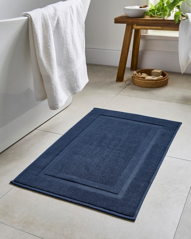 Egyptian Cotton Bath Mat - Midnight