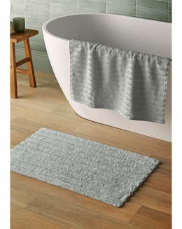 Silentnight Ribbed Cotton Bath Mat