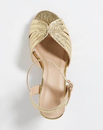 Joanna Hope Peep Toe Occasion Sandal - Extra Wide Fit (EEE)