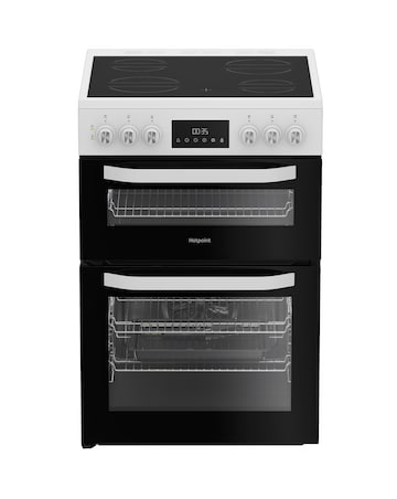 Hotpoint HDE6VDW 60cm Electric Double Cooker with Multiflow Installation