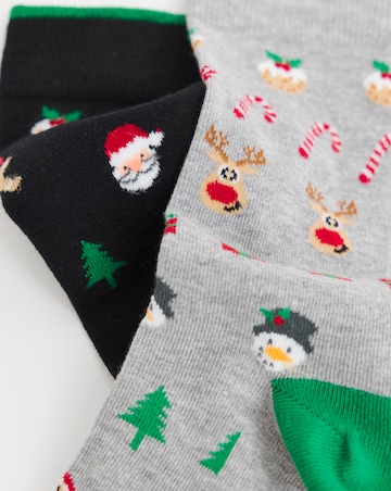 2 Pack Novelty Christmas Sock