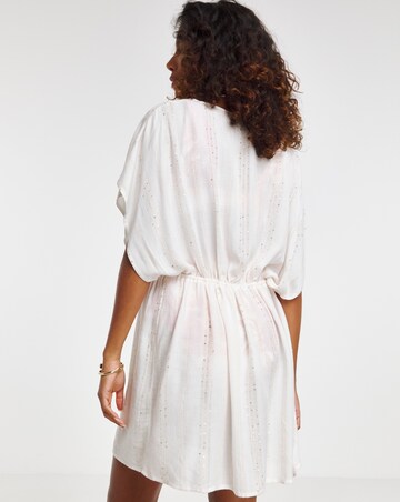 Lurex Open Beach Kaftan