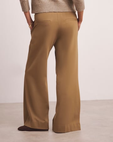 Anthology Camel Ponte Pull On Wide Leg Trouser