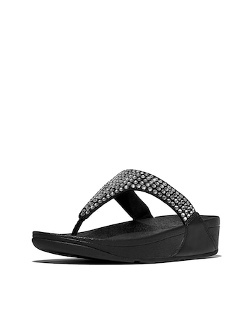 Fit Flop Lulu Crystal Toe-Post Sandals Standard Fit