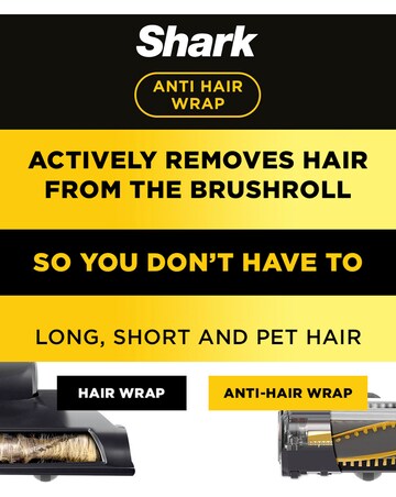 Shark Anti Hair Wrap Upright Vacuum with Powered Lift-Away and TruePet NZ801UKT