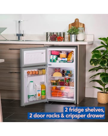 Russell Hobbs RH85UCFF482E1SS Under Counter Fridge Freezer - Stainless Steel