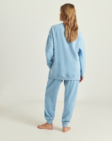 Pretty Secrets V Neck Waffle Lounge Set