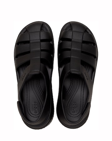 Crocs Black Stomp Fisherman Sandals