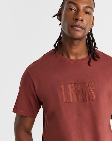 Levi's Short Sleeve Relaxed Fit Logo T-Shirt - Rust