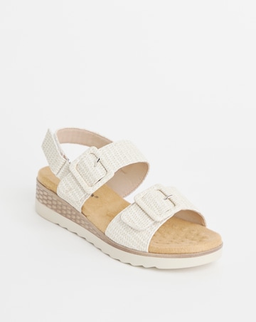Cushion Walk Touch & Close Buckle Sandal EEE Fit
