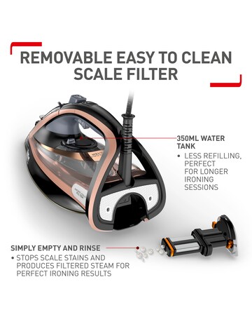 Tefal FV9845G0 3100W Steam Iron 350ml Anti-Scale Ultimate Pure Steam Iron