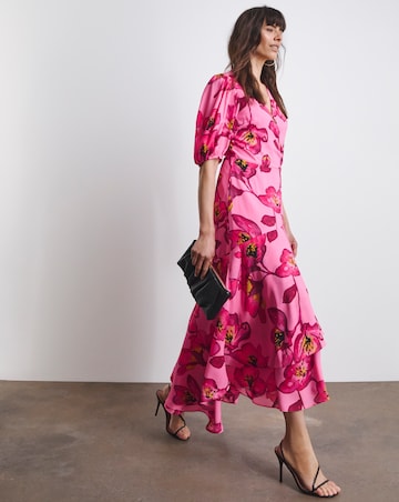 Joanna Hope Wrap Midi Dress