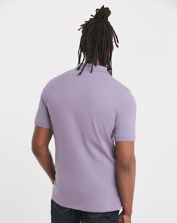 Lyle & Scott Classic Short Sleeve Polo - Purple