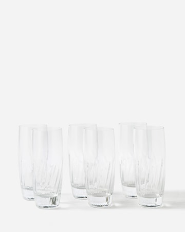 Luigi Bormioli Mixology Set Of 6 Hi-Ball Glasses