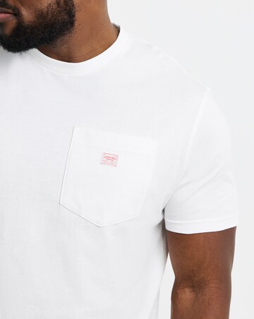 Jack & Jones Premium Caleb Patch T-Shirt - White
