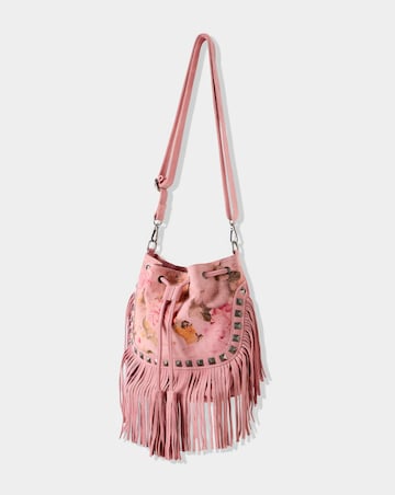 Joe Browns Rock 'n' Rose Suede Boho Bag