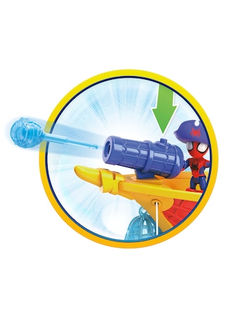 Marvel Spidey and his Amazing Friends Water-Webs Webs Ahoy Bubble Pirate Ship