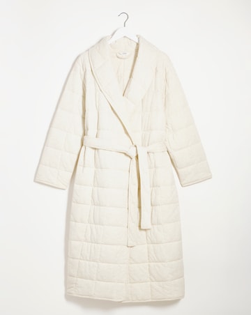 Pretty Secrets Long Quilted Dressing Gown