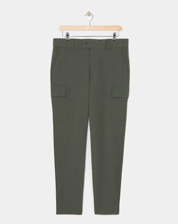Twill Loose Fit Tapered Cargo Trouser