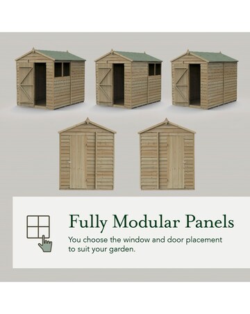 4LIFE Pent Shed 6x3 - Single Door - No Windows (Home Delivery)