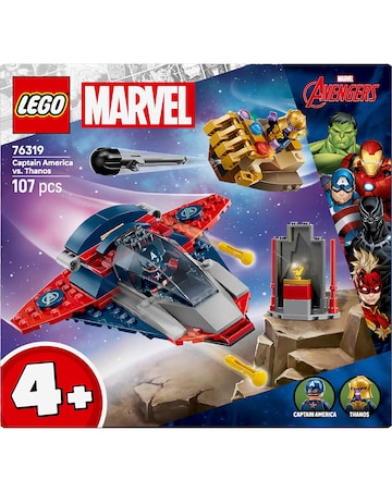 LEGO Marvel Captain America vs. Thanos, Super Hero Building Toy 76319
