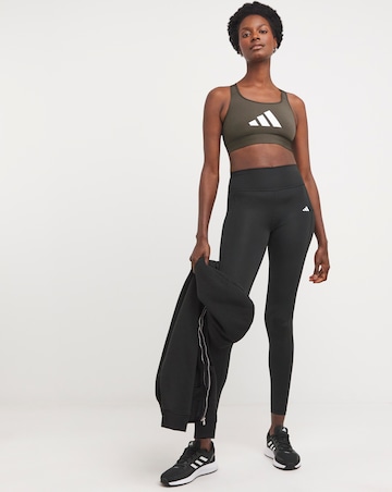 adidas Powerreact Big Logo Sports Bra