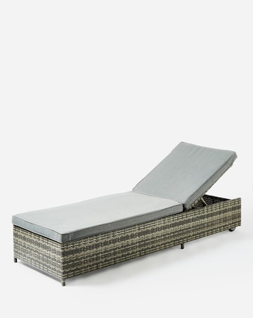 Charles Bentley Rattan Sun Lounger