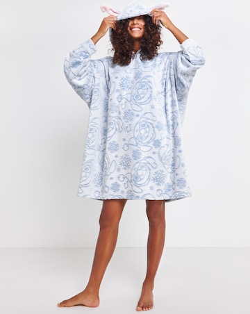 Lilo And Stitch Oversized Hooded Lounge Dress