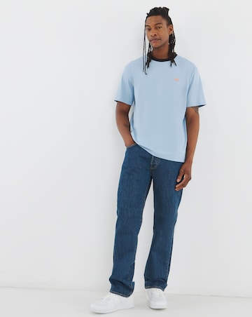 Lacoste Short Sleeve Ringer T-Shirt - Light Blue