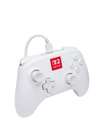 PowerA Advantage Wired Controller for Nintendo Switch 2 - Lumectra White