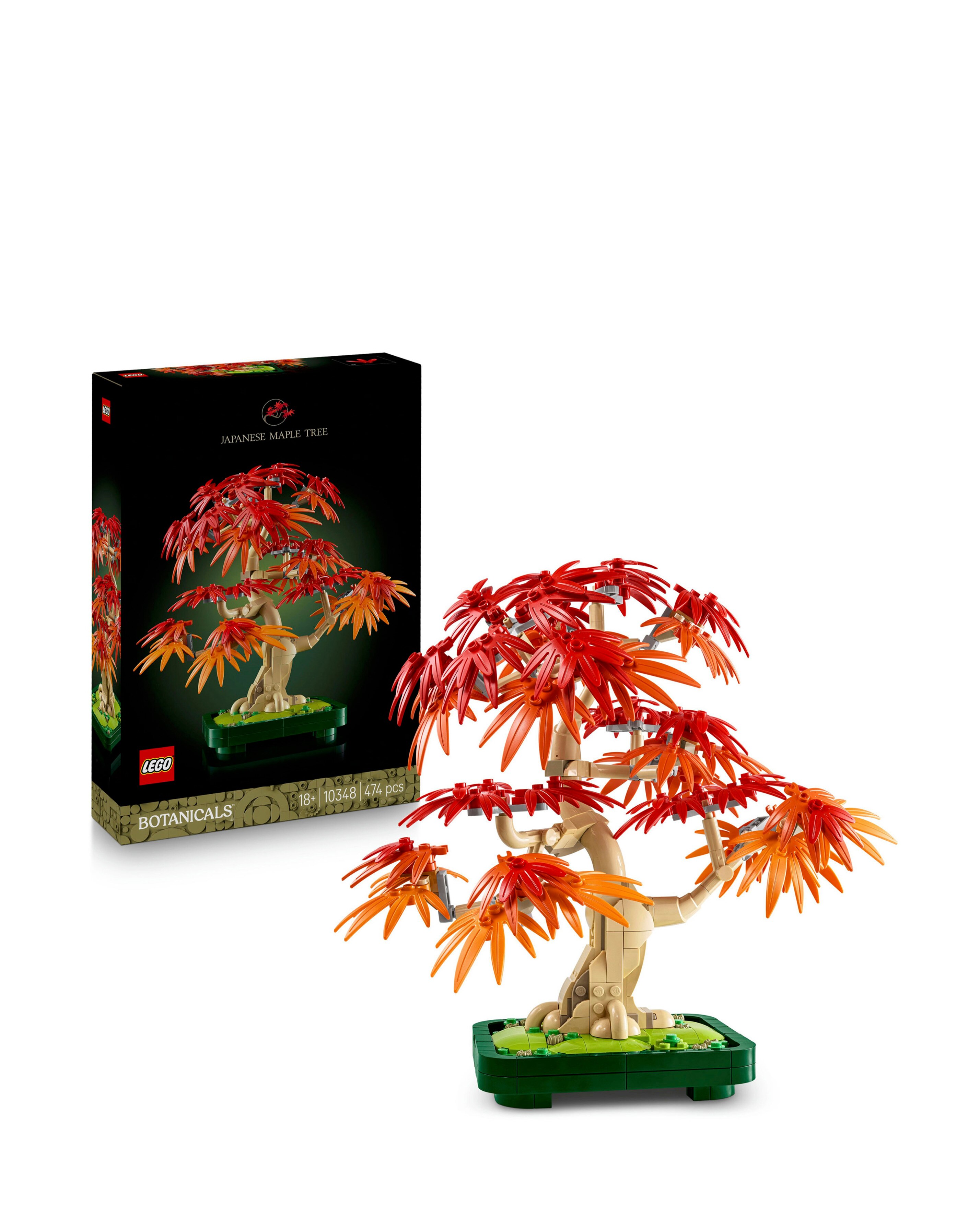 LEGO Botanicals Japanese Red Maple Bonsai Tree Plant Decor