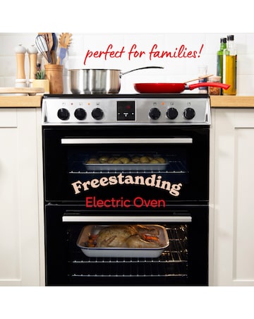 Russell Hobbs RH60EDOEH6011SS Double Oven with Hob Cooker