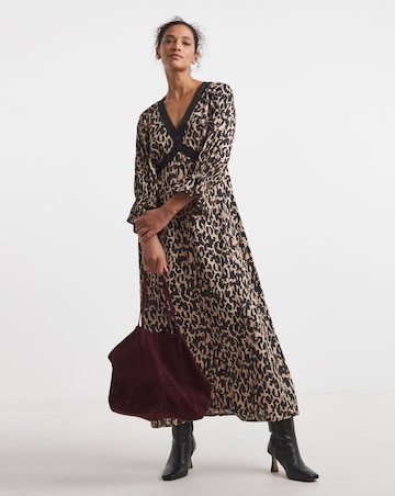 Lace Insert Tea Dress