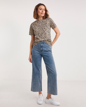 Leopard Print Crew Neck Short Sleeve T-Shirt