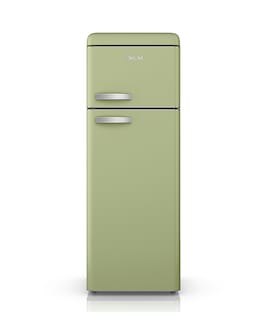 Swan SR11010GNE Retro 30/70 Top Mounted Fridge Freezer - Green