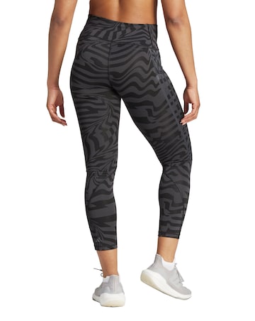 adidas Optime TrainIcons Jacquard 3 Stripes Leggings
