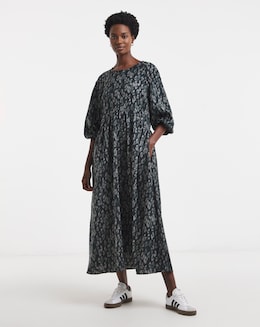 Long Sleeve Smock Dress