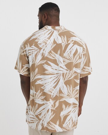 Jack & Jones Jeff Print Resort Shirt - Corriander