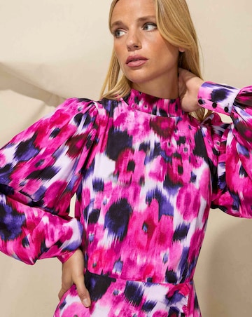 Ro&Zo Animal Print Short Dress