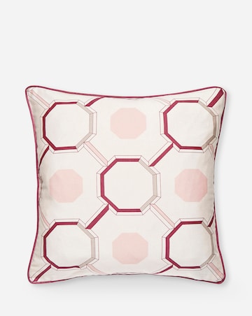 Trellis Chain Satin Cushion Cover