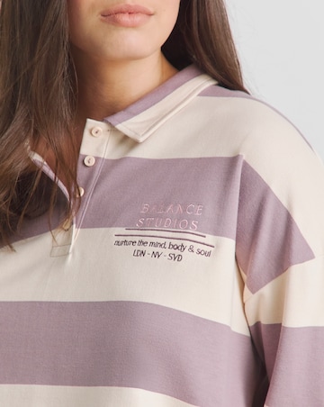 Rugby Style Top & Jogger Lounge Set