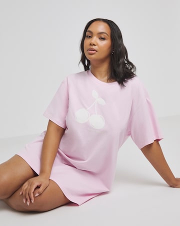 Boux Avenue Cotton Jersey Cherry Sleep Tee