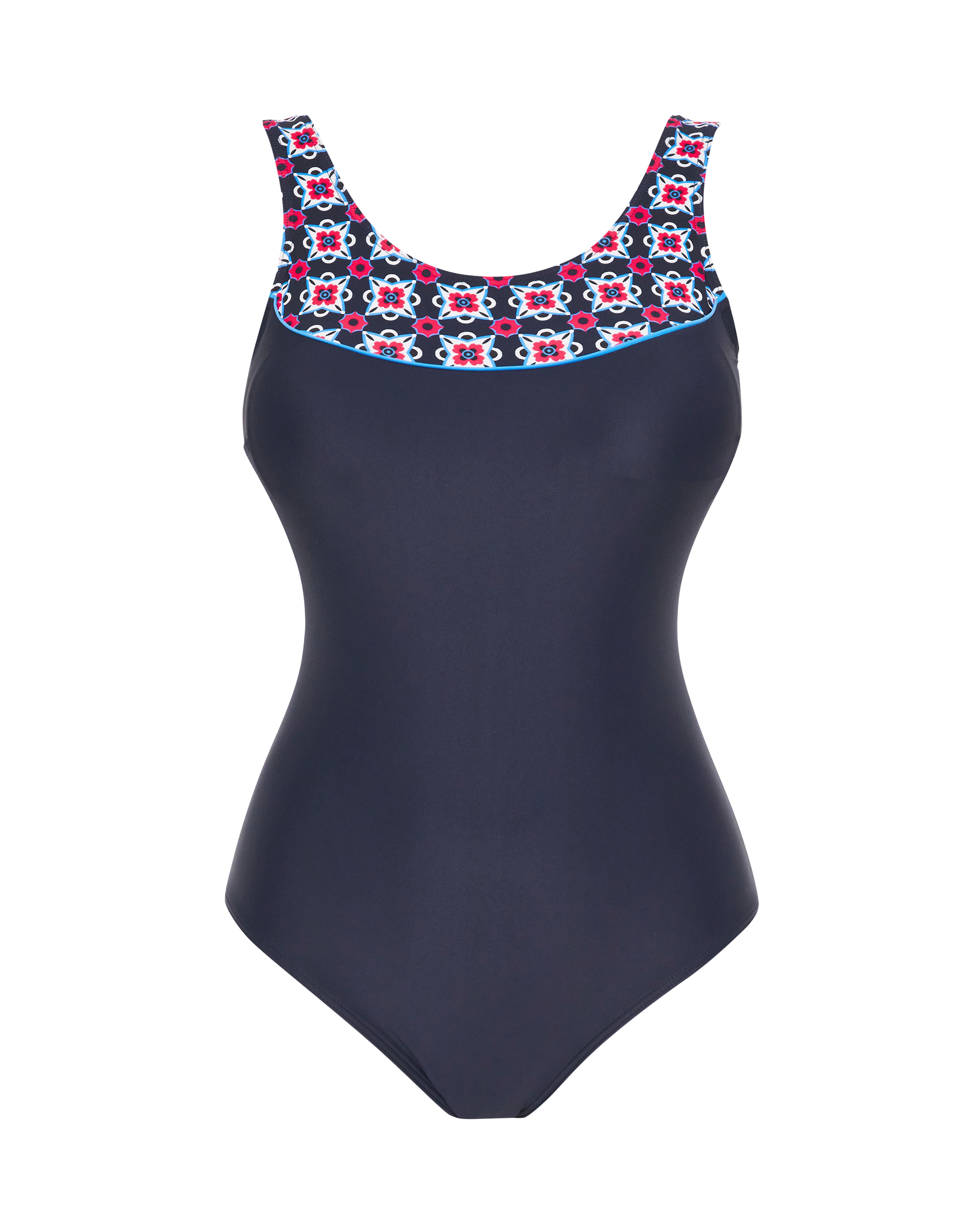Sports Padded Scoop Neck Swimsuit