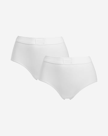 Sloggi 2Pack Double Comfort Cotton Maxi Knickers White